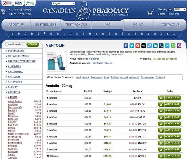 How much does albuterol sulfate cost without insurance - buy albuterol without prescription online