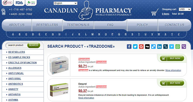 Trazodone for pain - Buy Trazodone Online Over the Counter